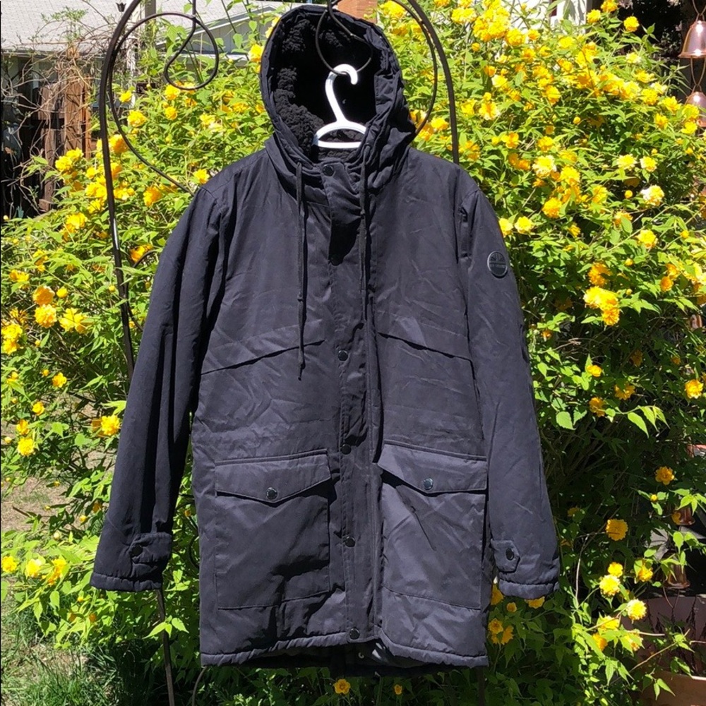 Ben Sherman Men’s Heavyweight Navy Coat Size Medium New Without Tags